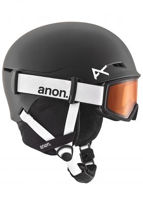 ANON Casque de Ski et Snow  Define Enfant Noir
