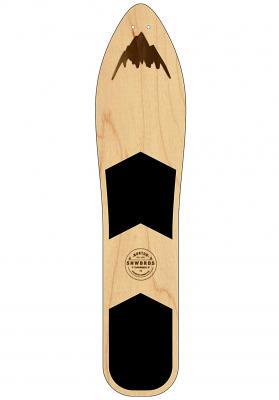 BURTON  The Throwback 2026 Powder Surfer &agrave; motifs