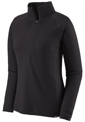 PATAGONIA  - Women's Cap Midweight Zip Neck - Sous-v&ecirc;tement synth&eacute;tique taille XS, noir 