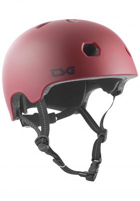 TSG  Meta Solid Color Casque Bowl Adulte Unisexe, Oxblood, L-XL