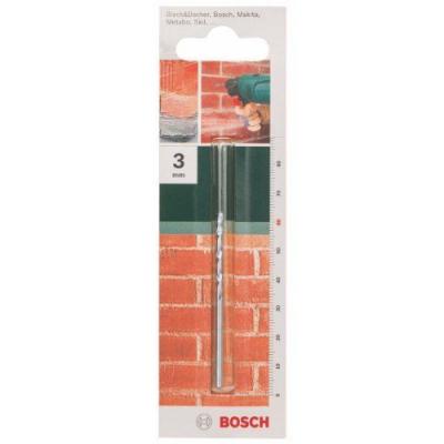BOSCH  2609255419 Foret &agrave; Mat&eacute;riaux Iso 5468 Diam&egrave;tre 3 Mm Longueur 200 Mm Diam&egrave;tre Queue 2,5 Mm