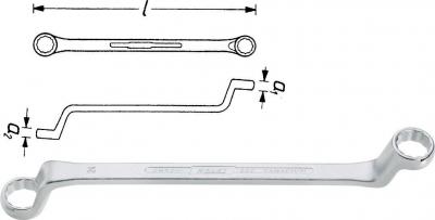 HAZET Cl&eacute; polygonale double similaire DIN838 20x22mm  1 pcs