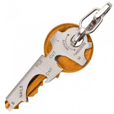 TRUE UTILITY Porte-cl&eacute;s multifonction Keytool 