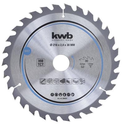 KWB Lame de scie circulaire HM Milieu &Oslash; 216x30 Z30