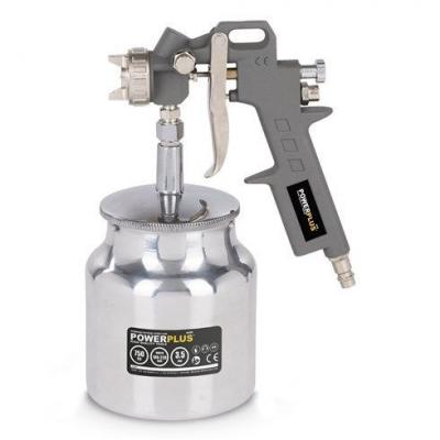 POWERPLUS Pistolet de peinture godet bas 750cc powair0106