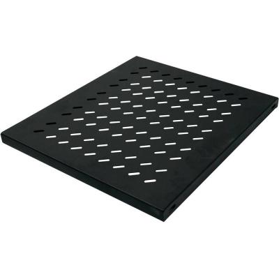 LOGILINK  Fixed Shelf - Etag&egrave;re pour rack - noir, RAL 9005 - 1U - 19
