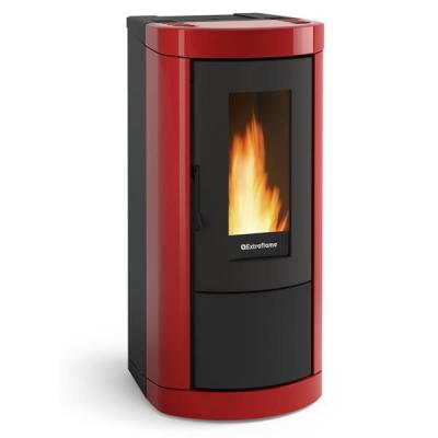 NORDICA EXTRAFLAME Po&ecirc;le &agrave; granul&eacute;s de bois 8kw bordeaux MIETTAEVOBORDEAUX