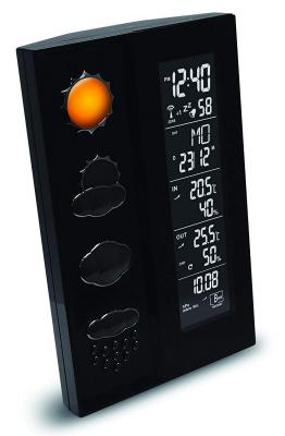 TECHNOLINE  Ws 6650 Weather Station Noir