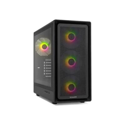 NOX Torre  Hummer AERO Semitorre Hyperflow ARGB Negra con Tipo C y Cristal Templado