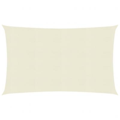 VIDAXL Voile d'ombrage 160 g/m&sup2; Cr&egrave;me 5x8 m pehd  Cr&egrave;me