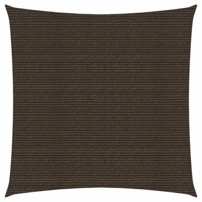 VIDAXL Voile d'ombrage 160 g/m&sup2; Marron 7x7 m PEHD  - Marron