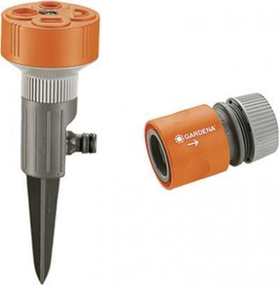 GARDENA  2068-20 Classic ASPERSOR GIRATORIO DE 4 &Aacute;REAS Gris/Naranja