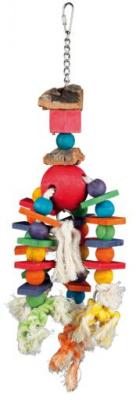 TRIXIE  Jouet en Bois avec Corde, 35&nbsp;cm