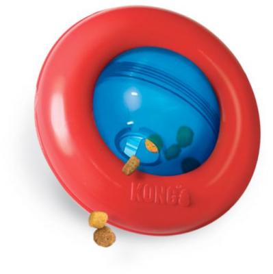 KONG  - Gyro - Jouet Interactif Distributeur Friandises - pour Chien Petite Taille