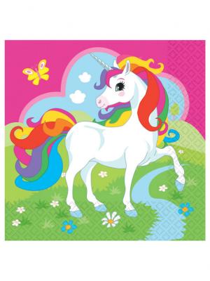 Amscan International 9902103&nbsp;Licorne Serviettes en Papier 33&nbsp;cm