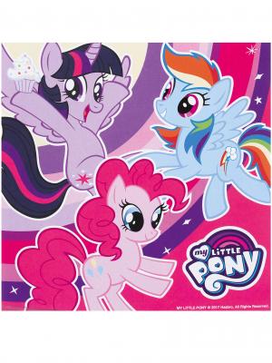 AMSCAN  9902510 My Little Pony Party Lot de 20 serviettes de table