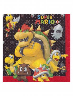 Serviettes : super mario bros x20 jeux d'exterieur