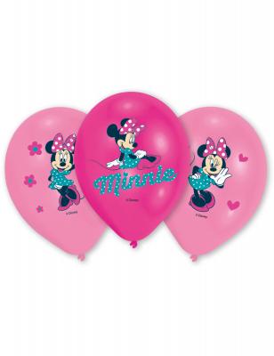 AMSCAN TIFANY 8022873 Set de 6 Ballons, Autre Mati&egrave;re, Rouge, 11 x 3 x 19 cm