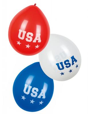 BOLAND  ballons usa 25cm 6 pi&egrave;ces