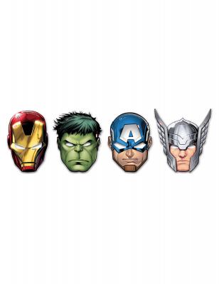 GENERIQUE Marvel Lot de 6 masques mighty avengers 87976 Taille Unique Multicolore