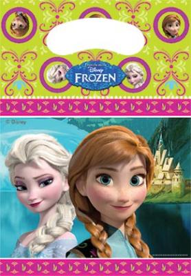GENERIQUE Pochettes &agrave; cadeaux la reine des neiges (x6)