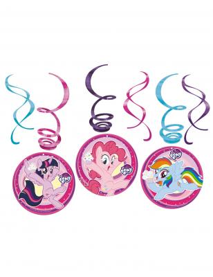  MY LITTLE PONY Lot de 6 Spirales D&eacute;coratives