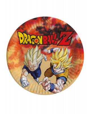 GENERIQUE Comogiochi- Licenze Assiette 23 cm Dragon Ball Z, 5CG82007, Multicolore, Taglia Unica