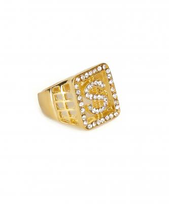 GENERIQUE Bague dollars strass adulte taille unique