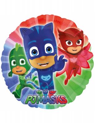 GENERIQUE Amscan 10050839 Ballon rond en aluminium avec masques PJ