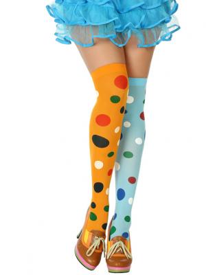 ANGEL TOMAS, SA Bas &Agrave; Pois Multicolores Clown Femme Taille Unique