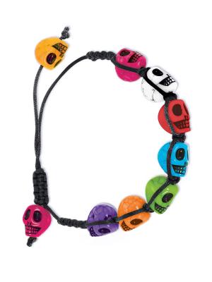 GENERIQUE Bracelet multicolore Dia de los muertos