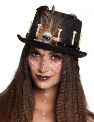 GENERIQUE Boland 72181 Chapeau Voodoo Nana Noir Taglia Unica