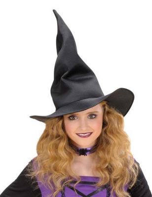 SMIFFY S Chapeau noir de sorci&egrave;re pliable pour enfant
