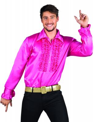 GENERIQUE Chemise Disco Rose - Adulte - L