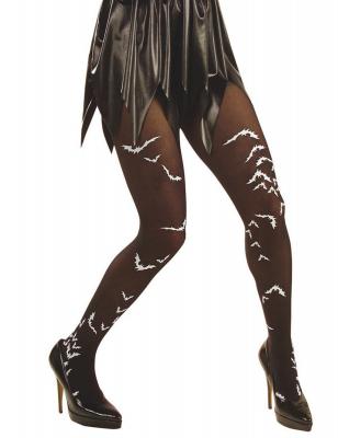 RUE DE LA FETE Paire De Collants - Chauves-Souris - accessoire Halloween