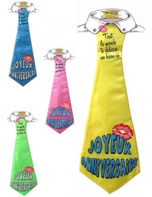 GENERIQUE Cravate Humoristique Joyeux Anniversaire Taille Unique