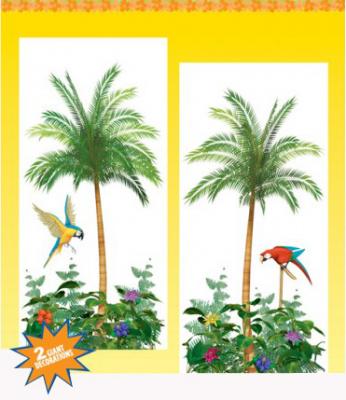 AMSCAN D&eacute;corations murales Palmiers Hawai (x2)