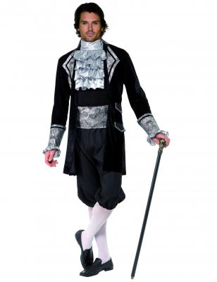 PL RH SMITH & SONS WIGMAKERS LTD TRADING AS SMIFFY S, D&eacute;guisement de Vampire Baroque pour homme