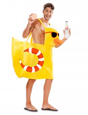 EUROCARNAVALES, SA D&eacute;guisement Canard de Bain Bretelles pour adulte