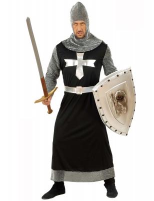 GENERIQUE Widmann Sancto Costume 57323, Crois&eacute;, Adulte, Noir, Taille L