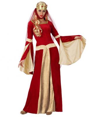 ATOSA D&eacute;guisement de la princesse M&eacute;dievale XS/S - D&eacute;guisements et f&ecirc;tes