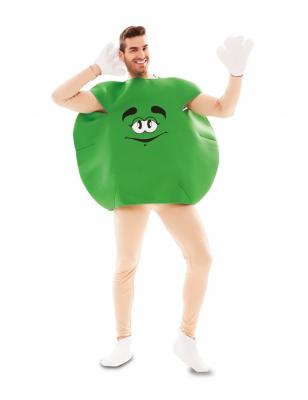 EUROCARNAVALES, SA D&eacute;guisement de bonbon vert adulte