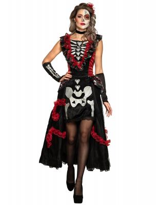 BOLAND  Costume adulte La Muerte, 10134294, multicolore, 44-46