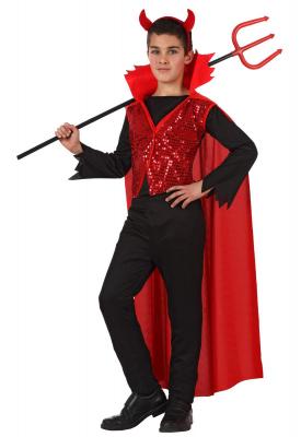 GENERIQUE D&eacute;guisement diable enfant &agrave; sequins Halloween
