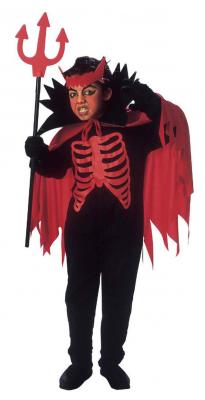 GENERIQUE W WIDMANN D&eacute;guisement Diable Rouge gar&ccedil;on Halloween - 5 &agrave; 7 Ans