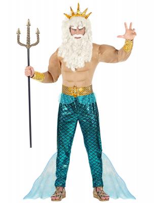 WIDMANN  08753 Costume de Poseidon pour Adulte Multicolore