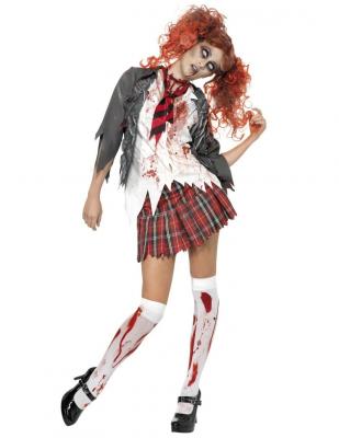 SMIFFYS D&eacute;guisement &eacute;coli&egrave;re zombie Halloween femme