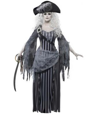 GENERIQUE D&eacute;guisement fant&ocirc;me pirate femme Halloween Medium