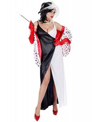 WIDMANN  SRL Costume Demonia de Femme Adulte, Blanc, wdm75761