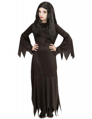 WIDMANN D&eacute;guisement de Sorci&egrave;re Gothique - Mortisia - Enfant Taille : 14/16 ans (156 &agrave; 174 cm)